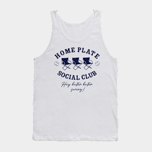 Home Plate Social Club, Midday, Softball Mom, Softball Dad, Softball Game Day, Softball Grandma, Softball Family Tank Top